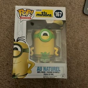 Used Funko Pop! Minions Au Naturel (167) Vinyl Figure